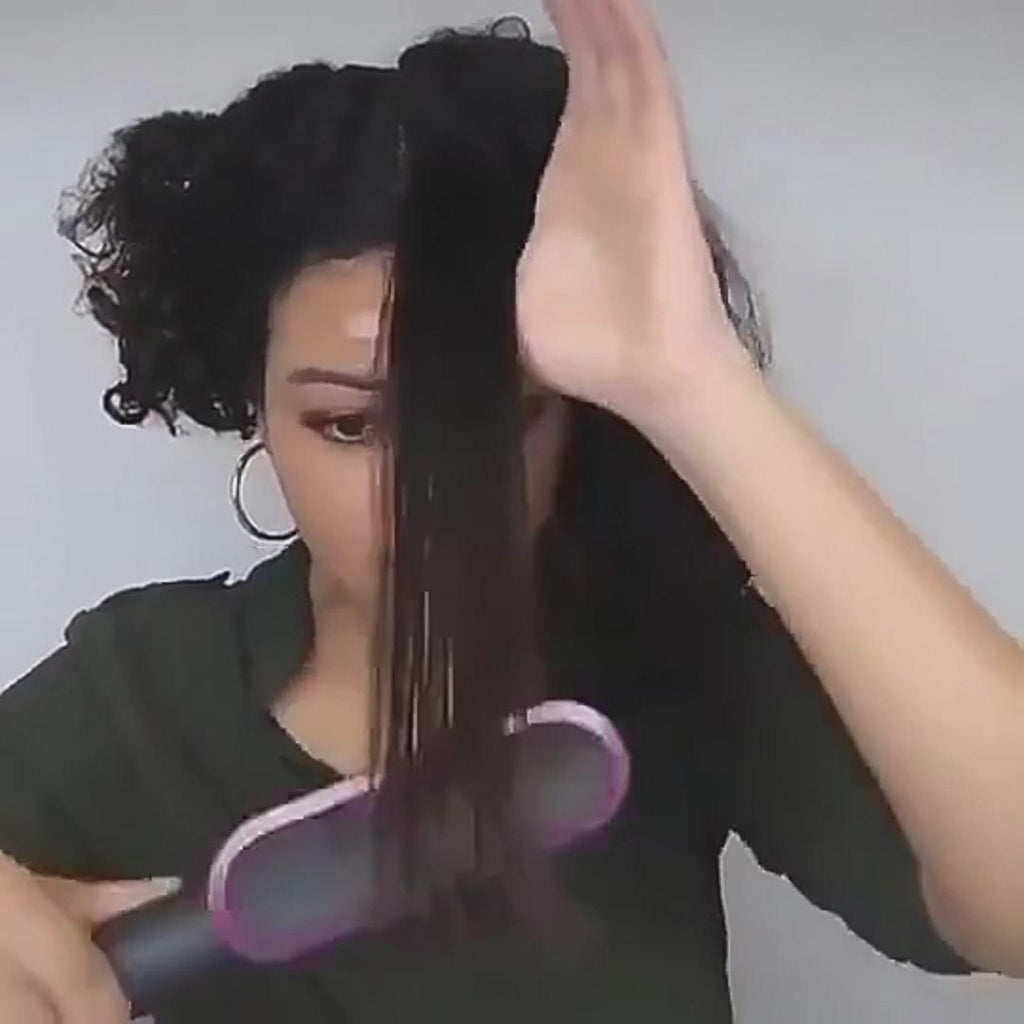 Portable Electric Hair Straightener brush